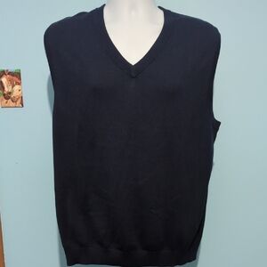 Daniel Cremieux Men's Navy V-Neck Sweater Vest